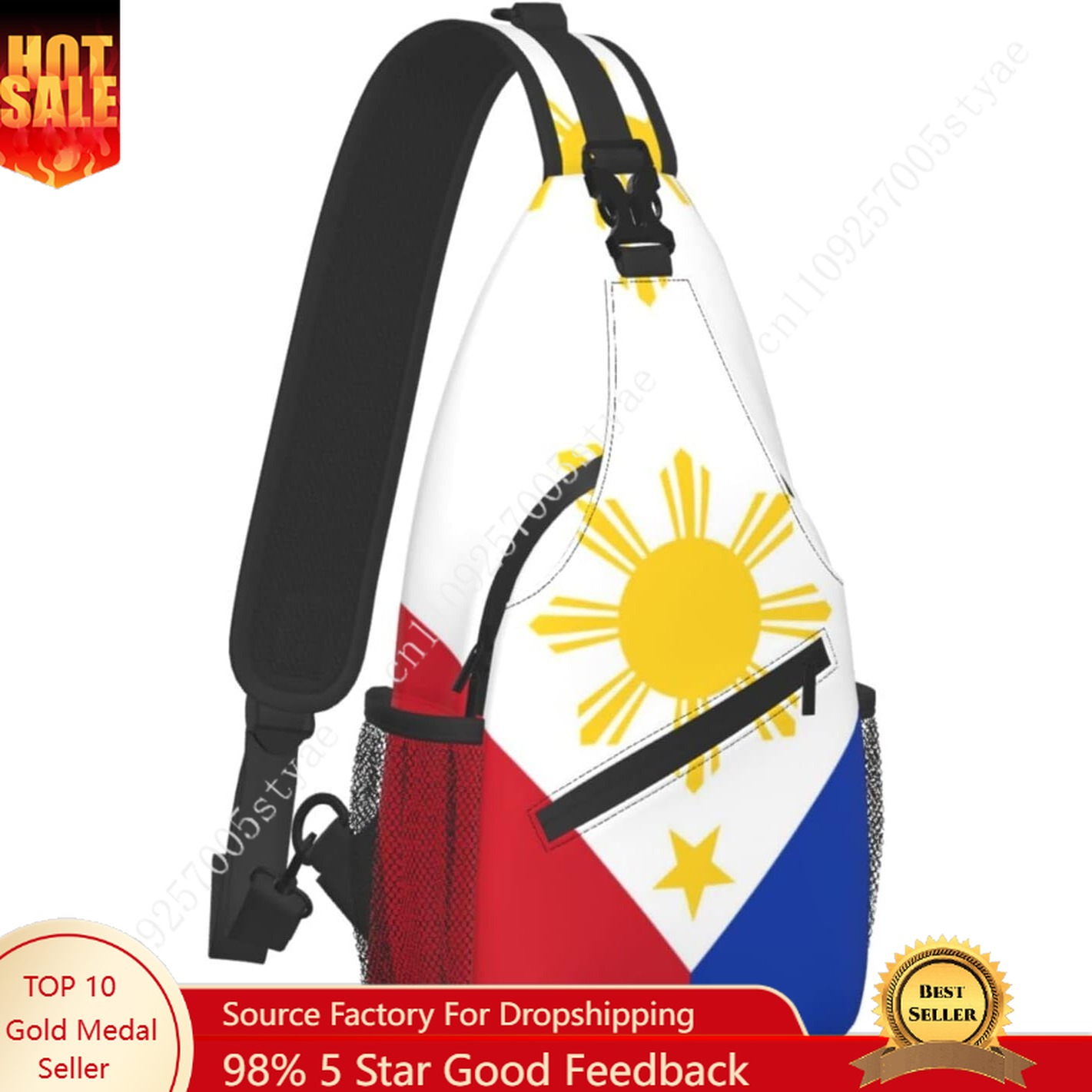 Travel Accessories Philippines - Bandeira filipina sling mochila das mulheres