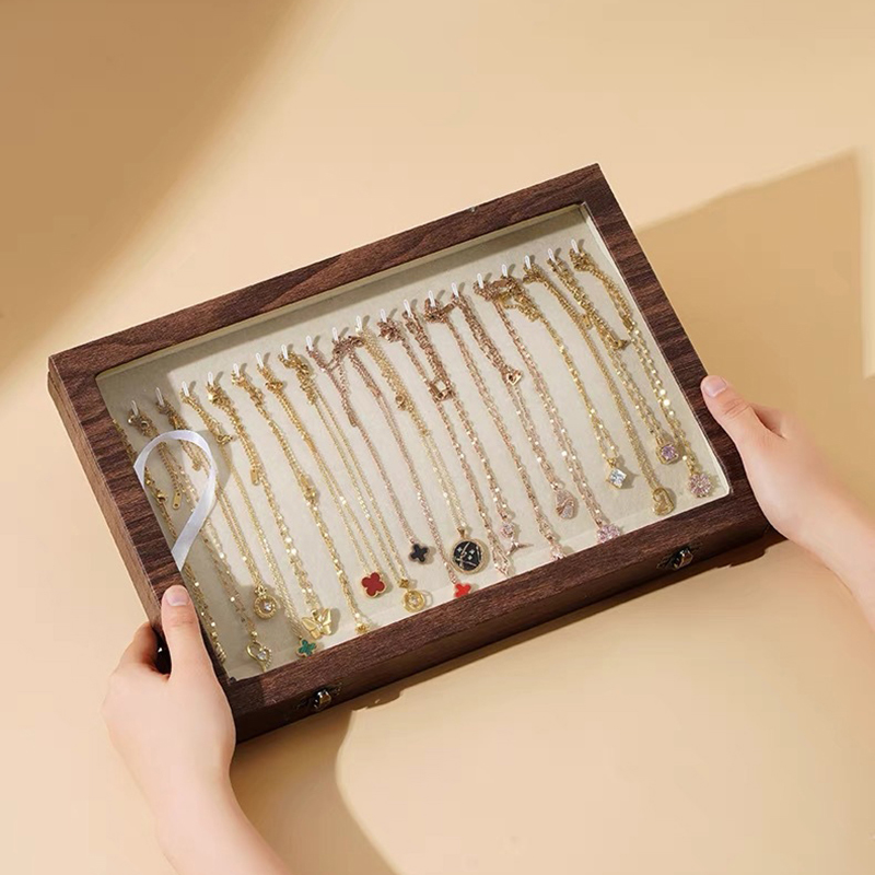 Travel Accessories Jewelry - Caixa de jóias de madeira para