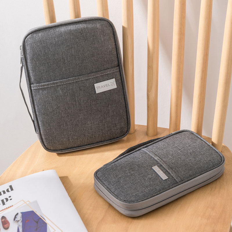Travel Accessories Bag For Women - Porta-Passaporte Familiar Feminino: Carteira Organizadora de