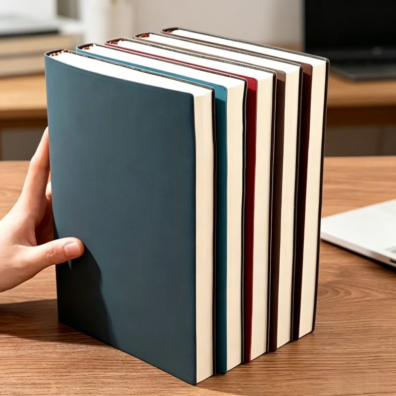 Travel Journal Accessories - Caderno de Couro Macio A5 com