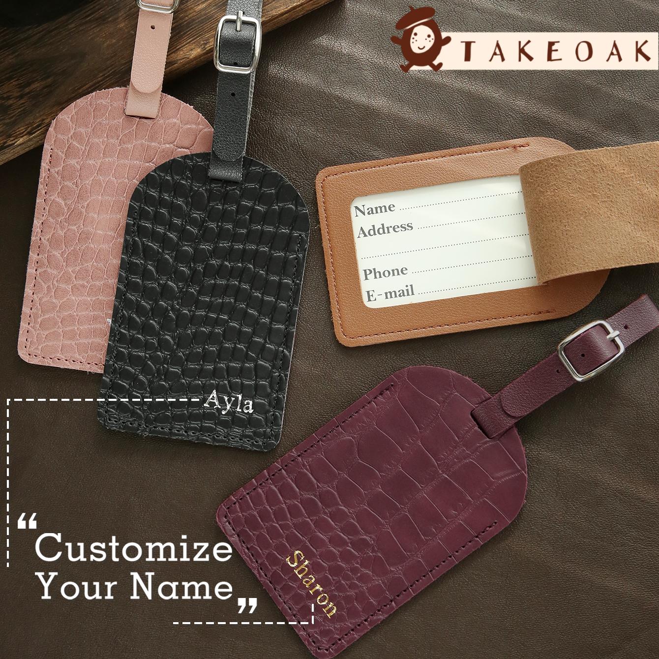 Travel Accessories Pink - Etiqueta de Bagagem Personalizada com Nome