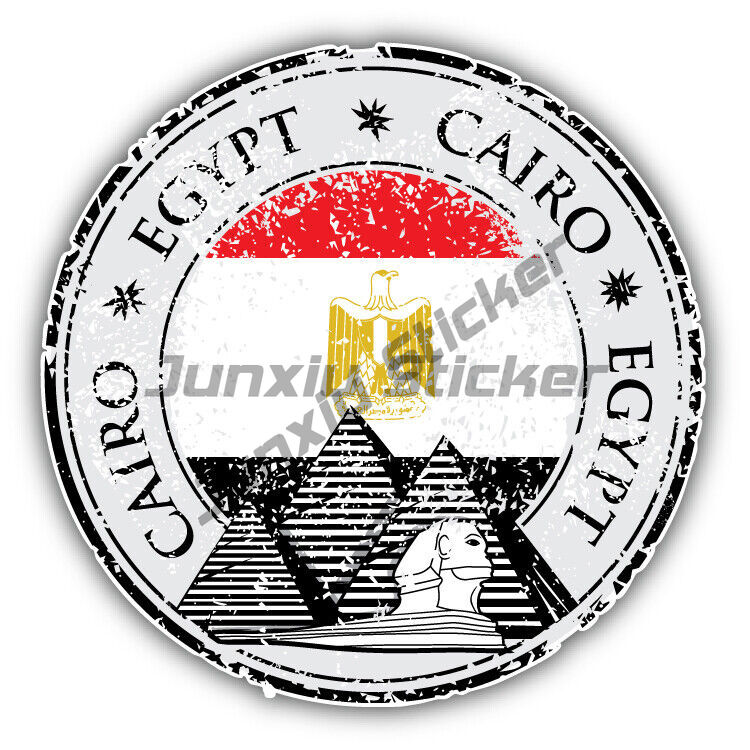 Travel Accessories Egypt - Alexandria cairo egito bandeira redonda selo