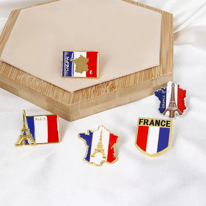 Travel Accessories Jewelry - Pins de Esmalte com Bandeira da