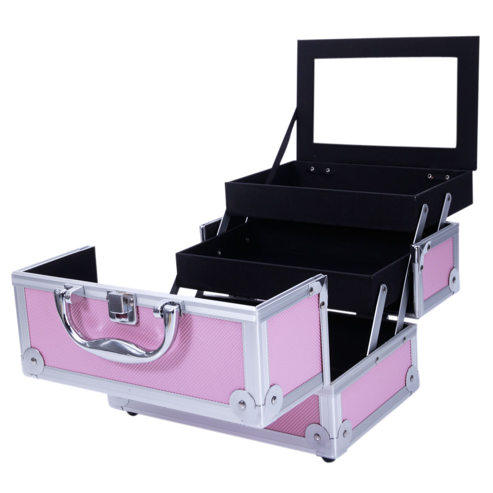 Estojo de Maquiagem em Liga de - Travel Accessories Pink avaliação e preço