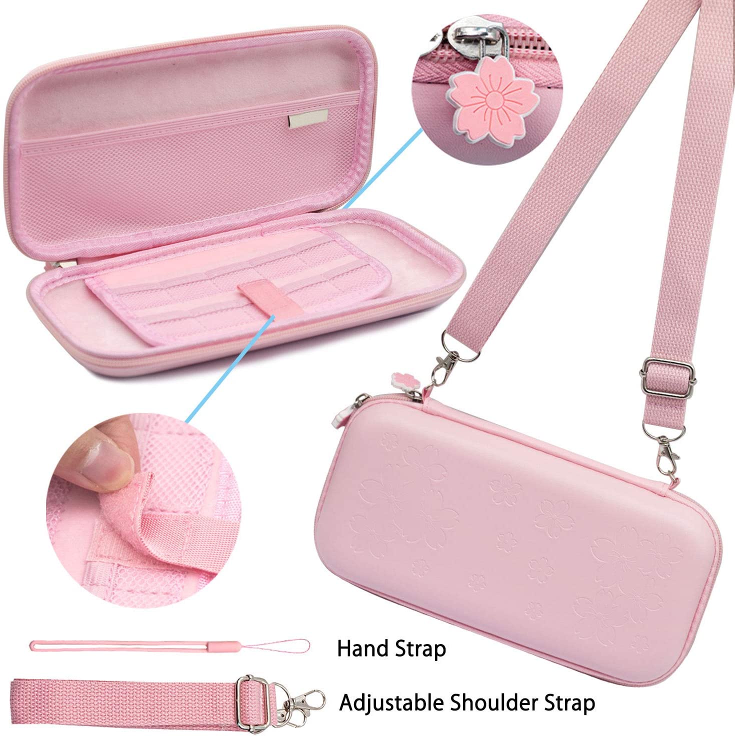 Para nintend caso interruptor  - Travel Accessories Pink avaliação e preço
