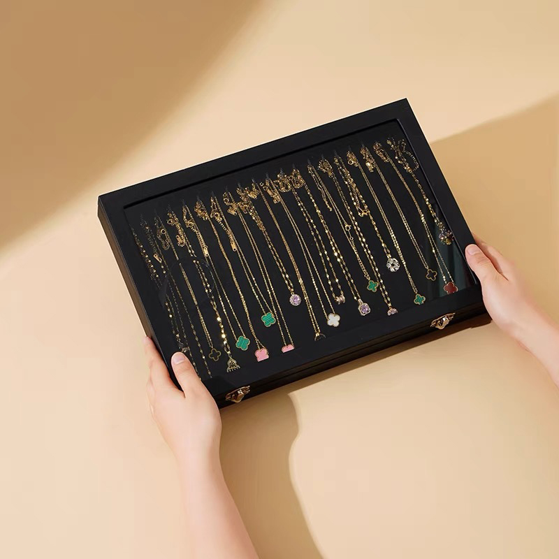 Caixa de jóias de madeira para - Travel Accessories Jewelry avaliação e preço