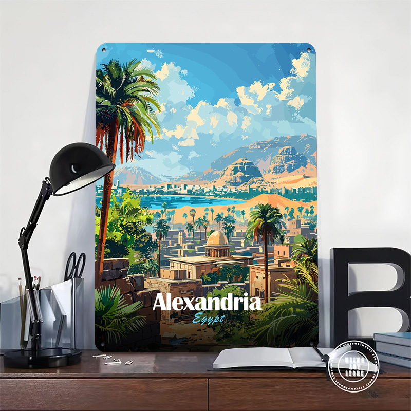 Pôster de Viagem de Alexandria - Travel Accessories Egypt avaliação e preço