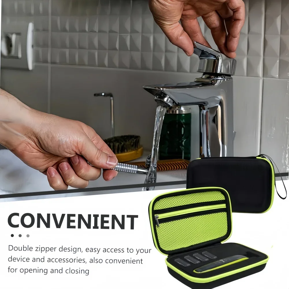 Caixa de barbear para barbeado - Travel Router Accessories avaliação e preço