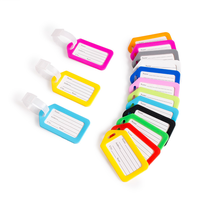 5 pçs etiqueta de bagagem emba - Travel Accessories Bag For Women avaliação e preço