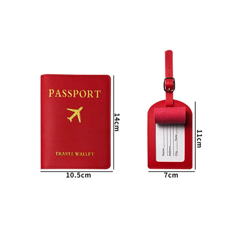Colorido PU Couro Bagagem Tags - Travel Accessories Bag For Women avaliação e preço
