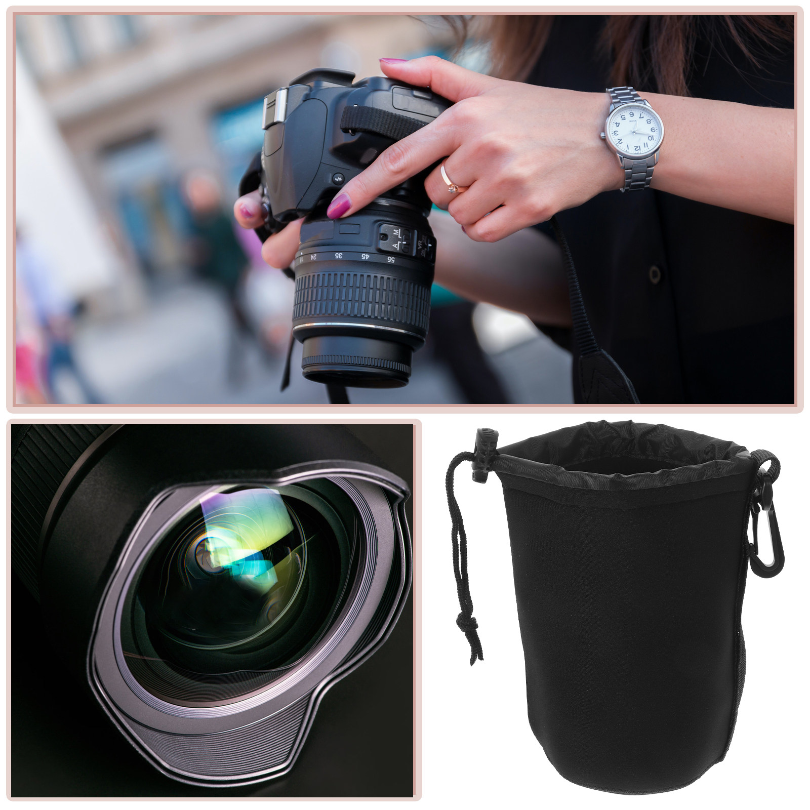 Bolsa Protetora para Lentes de - Camera Bag Travel avaliação e preço