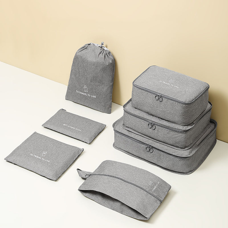 Conjunto de 7 cubos organizado - Travel Accessories Kit For Women avaliação e preço