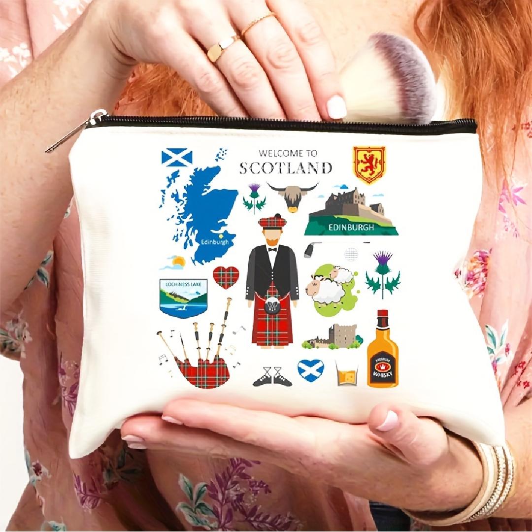 Uma bolsa de maquiagem com tem - Travel Accessories Jewelry avaliação e preço