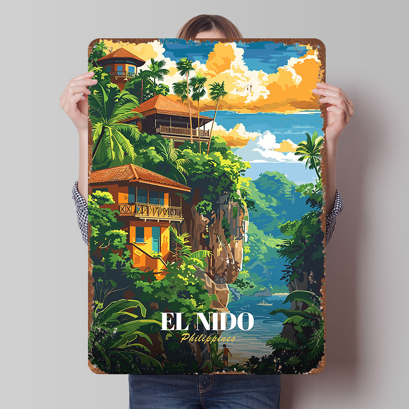 Placa de Metal Vintage Persona - Travel Accessories Philippines avaliação e preço