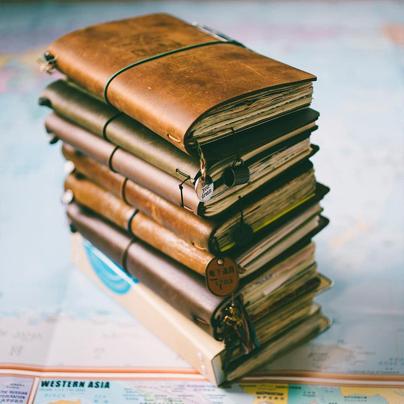 Capa de couro retro com defeit - Travel Journal Accessories avaliação e preço