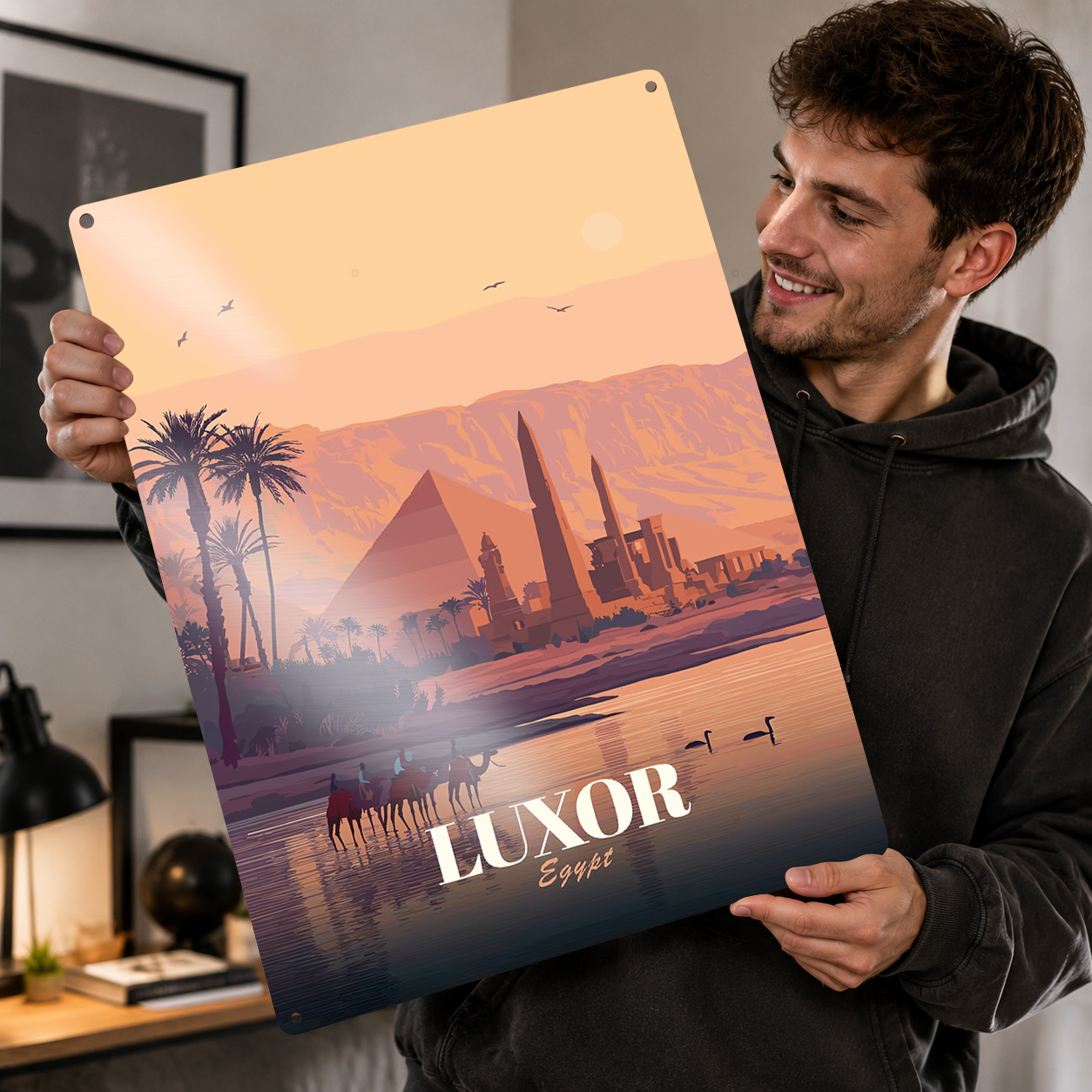Pôster de metal de viagem Luxo - Travel Accessories Egypt avaliação e preço