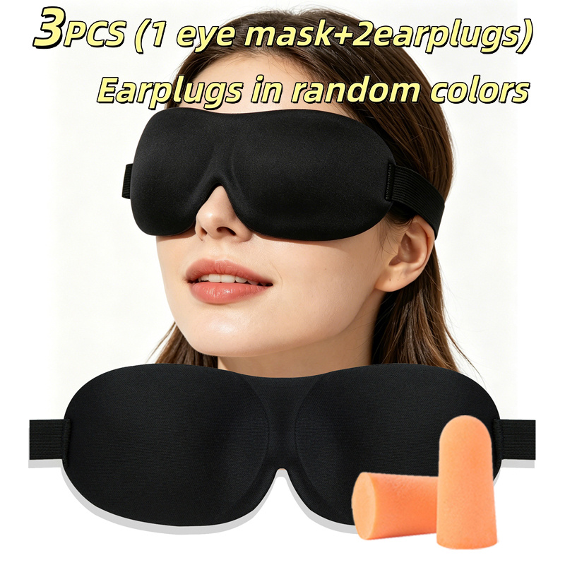 Conjunto de 3 peças para dormi - Earplug Set Foam avaliação e preço