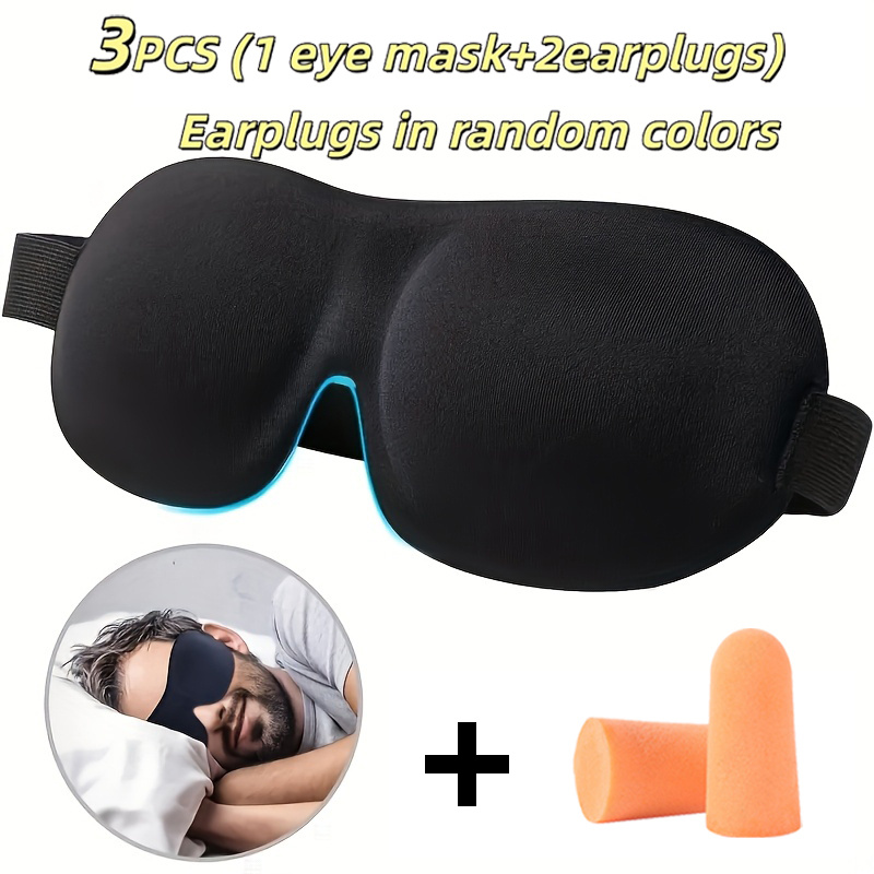 Conjunto de 3 peças para dormi - Earplug Set Foam avaliação e preço