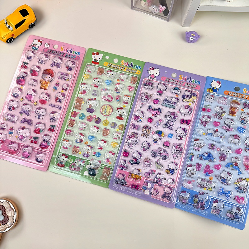 Adesivos Hello Kitty 3D em rel - Travel Journal Accessories avaliação e preço