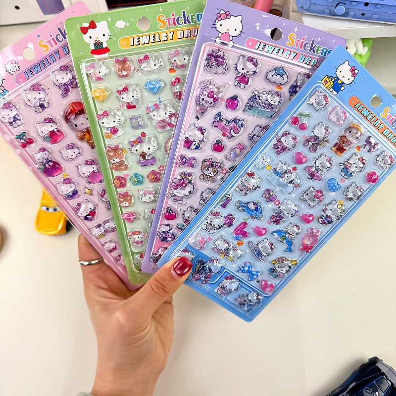 Adesivos Hello Kitty 3D em rel - Travel Journal Accessories avaliação e preço