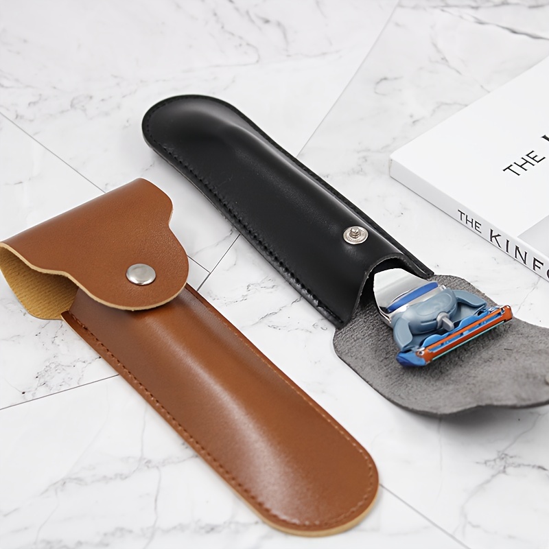 Estojo de couro para navalha m - Travel Router Accessories avaliação e preço
