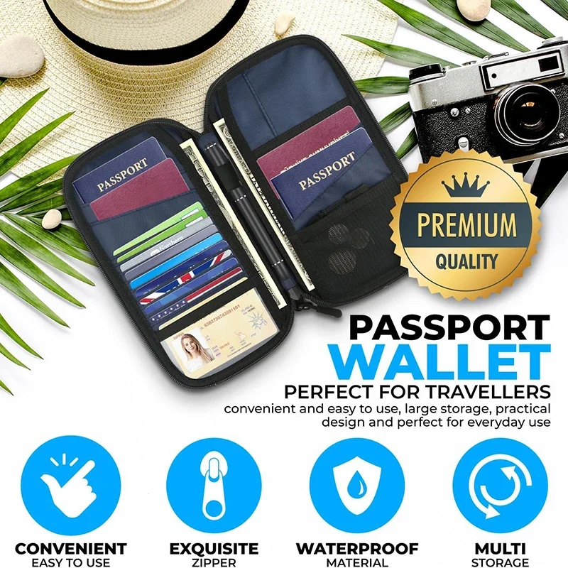 Capa leve para passaporte de v - Travel Accessories Bag For Women avaliação e preço