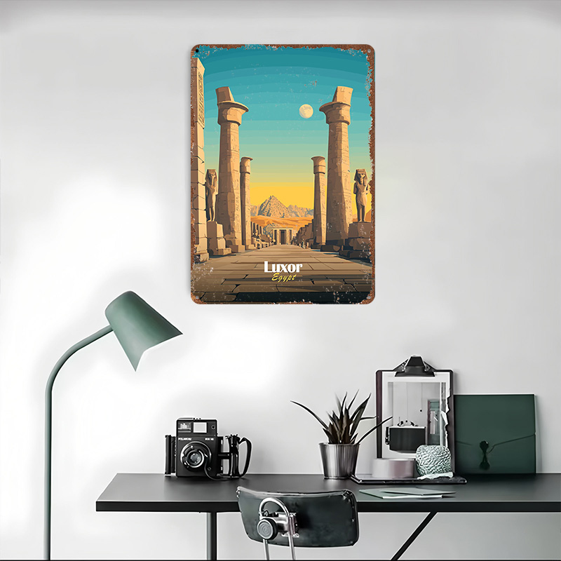 Pôster Metálico de Luxor, Egit - Travel Accessories Egypt avaliação e preço