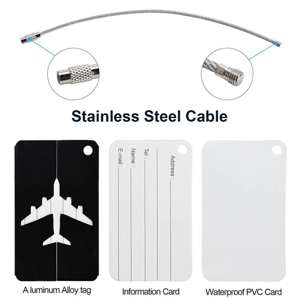 Alumínio Bagagem Tags com Cord - Travel Accessories Kmart avaliação e preço