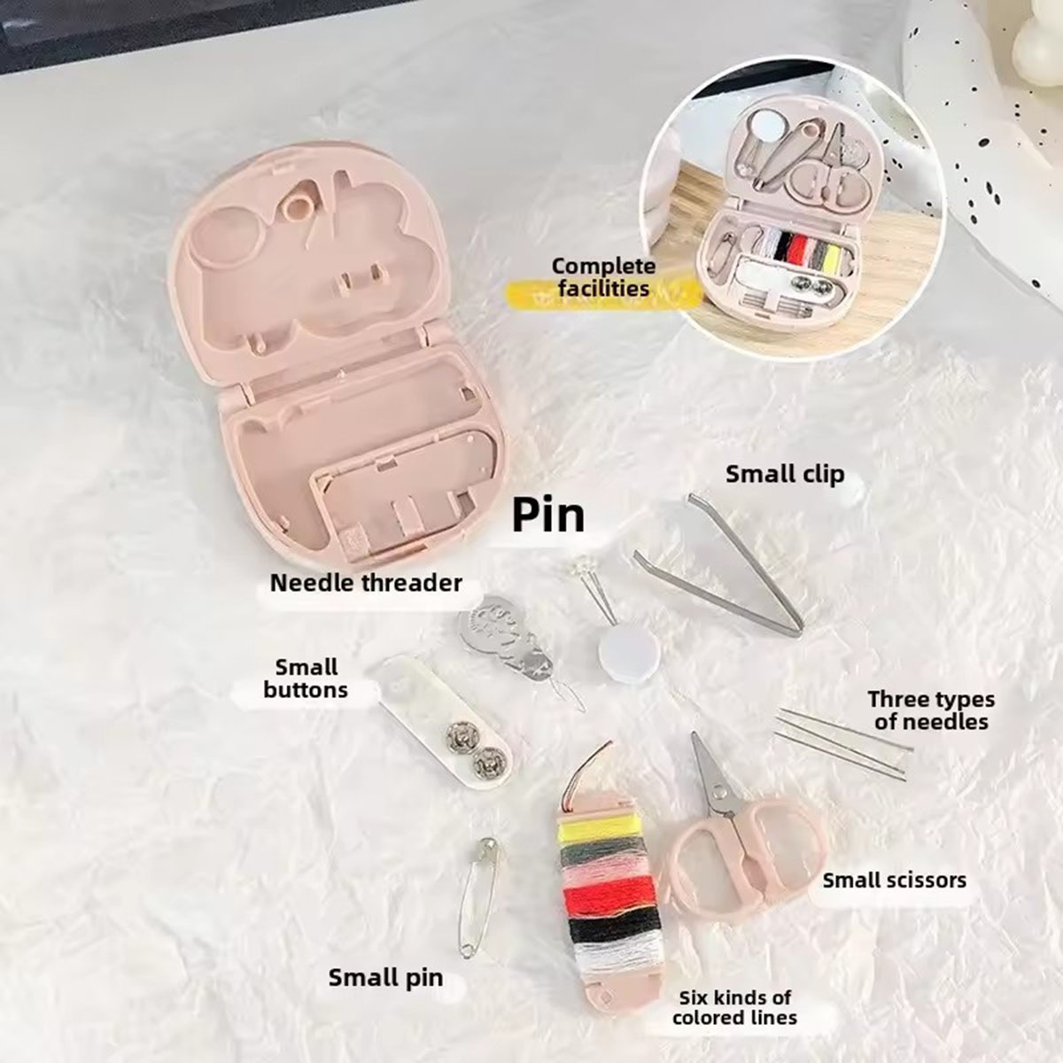 Mini kits de máquina de costur - Travel Accessories Kit For Women avaliação e preço