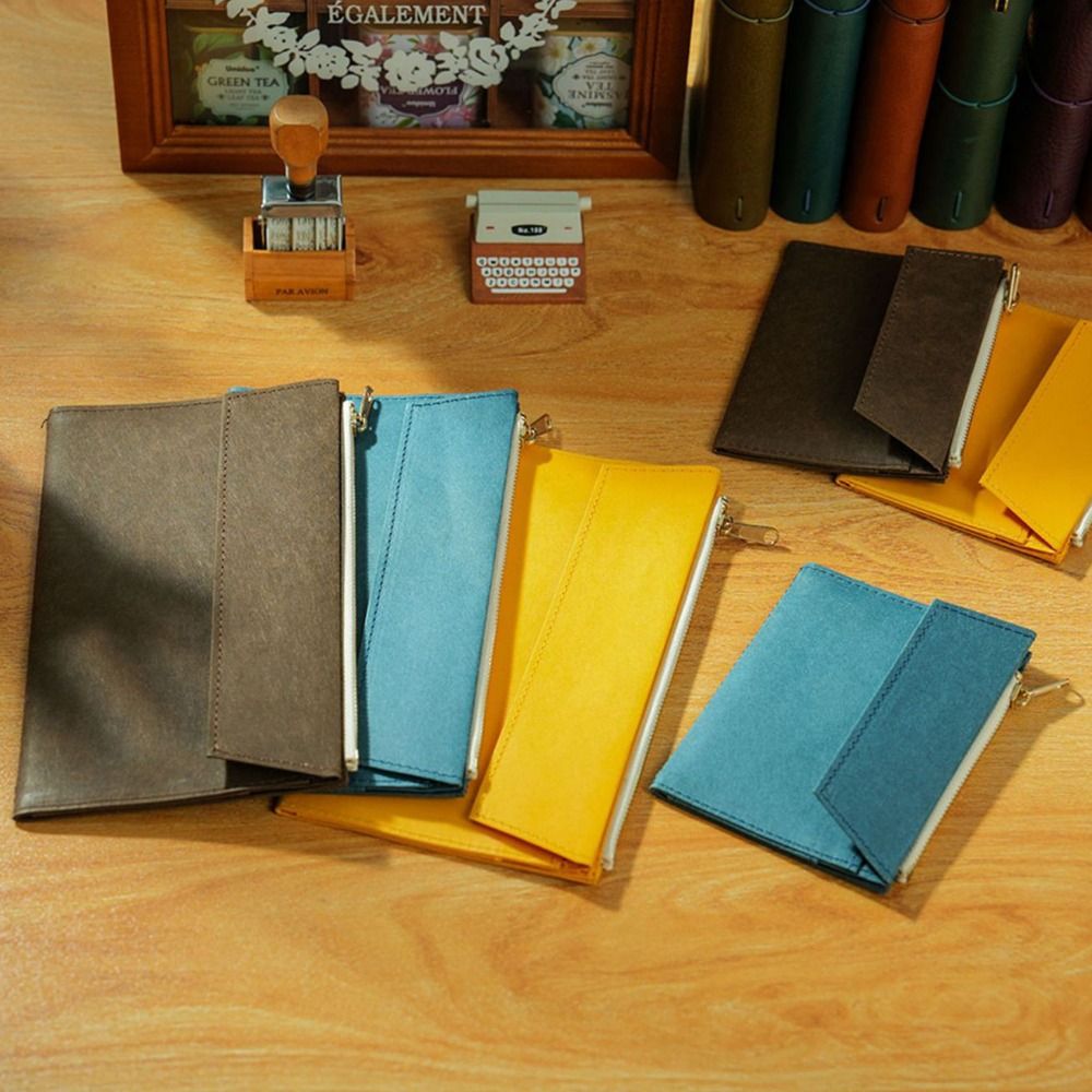 Novo papel kraft com zíper bol - Travel Journal Accessories avaliação e preço