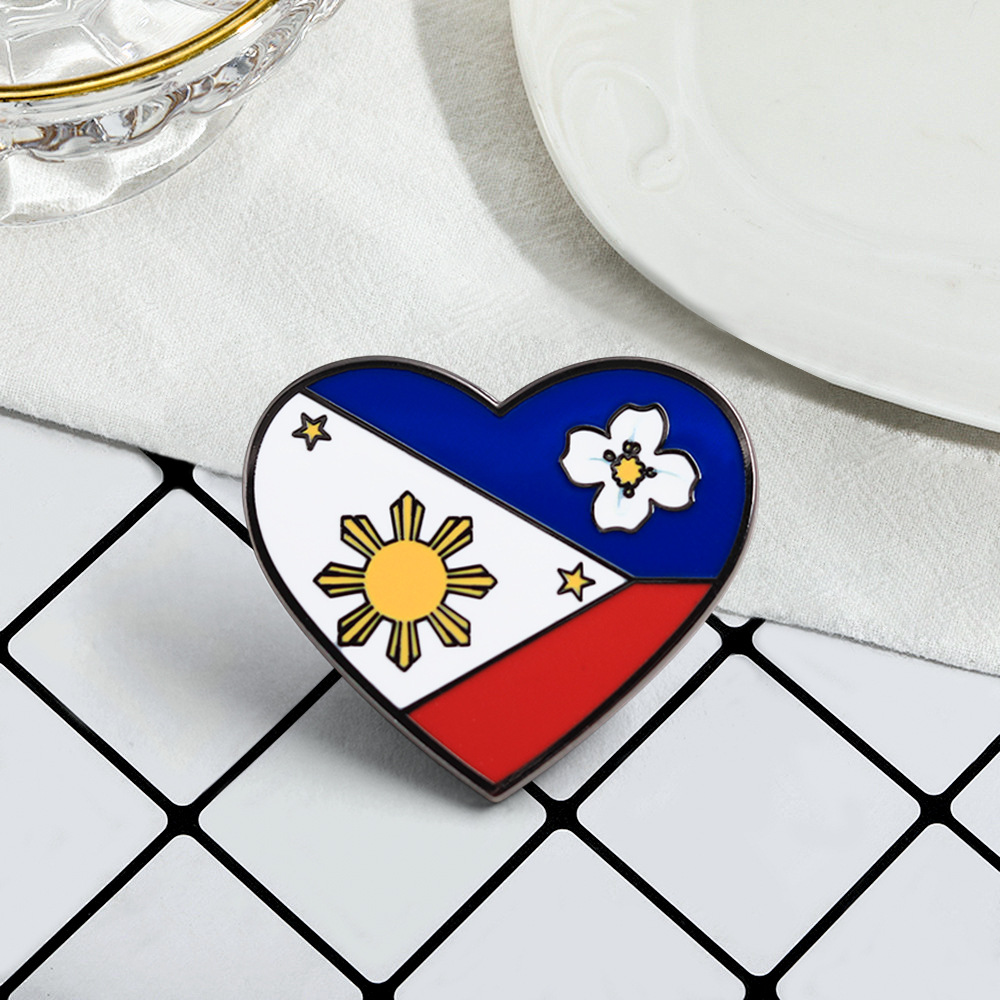 1 Peça Pin Esmaltado Bandeira  - Travel Accessories Philippines avaliação e preço